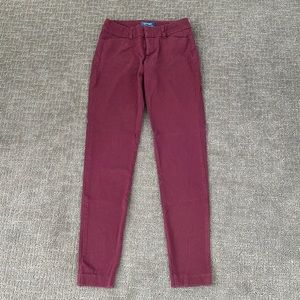 Maroon Old Navy Pixi Pants